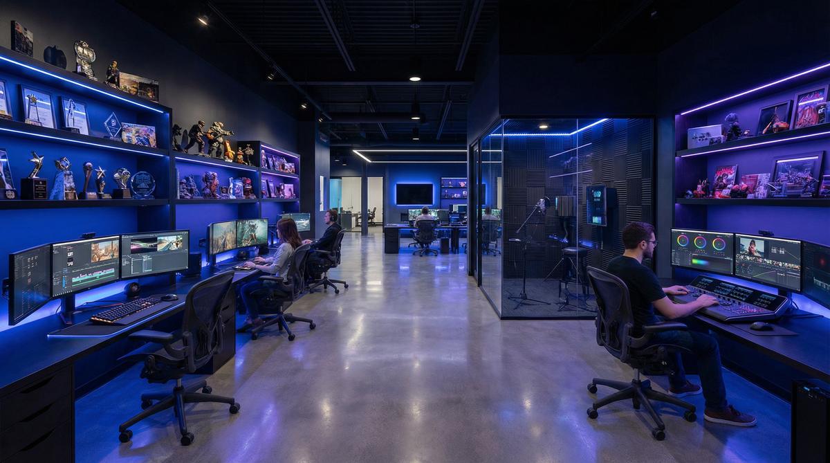 开元棋牌实体游戏解说公司办公环境