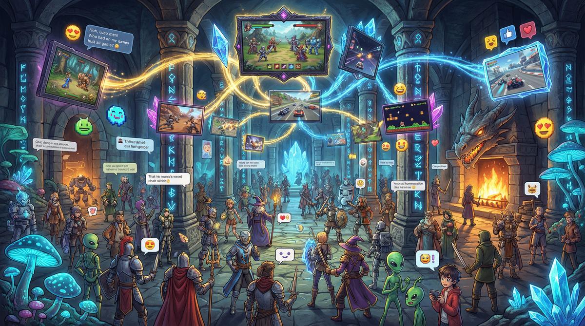 游戏视频社区互动