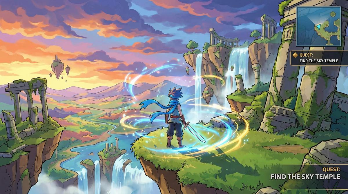 原神开放世界探索视频